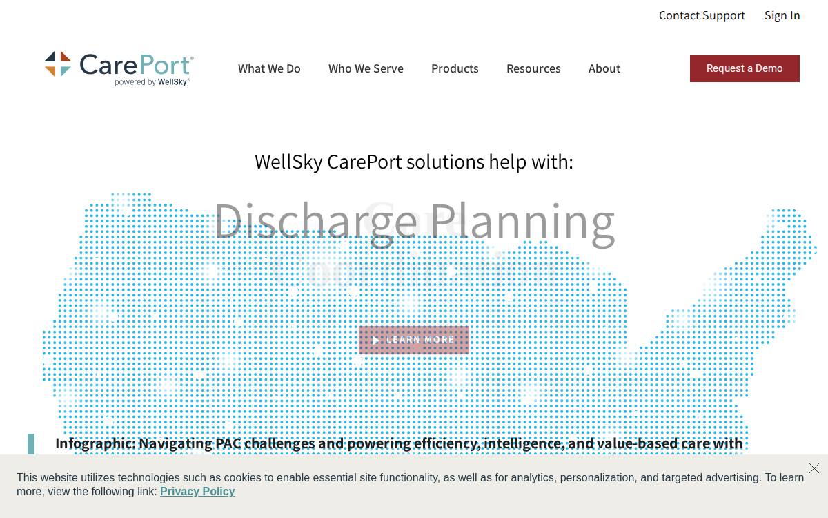 CarePort Health website preview