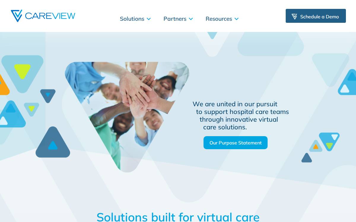 CareView Communications Inc website preview