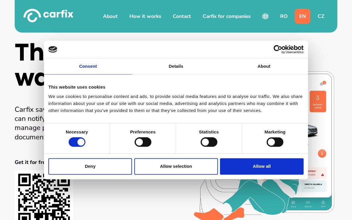 Carfix website preview