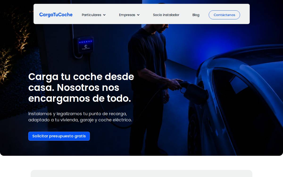 CargaTuCoche website preview