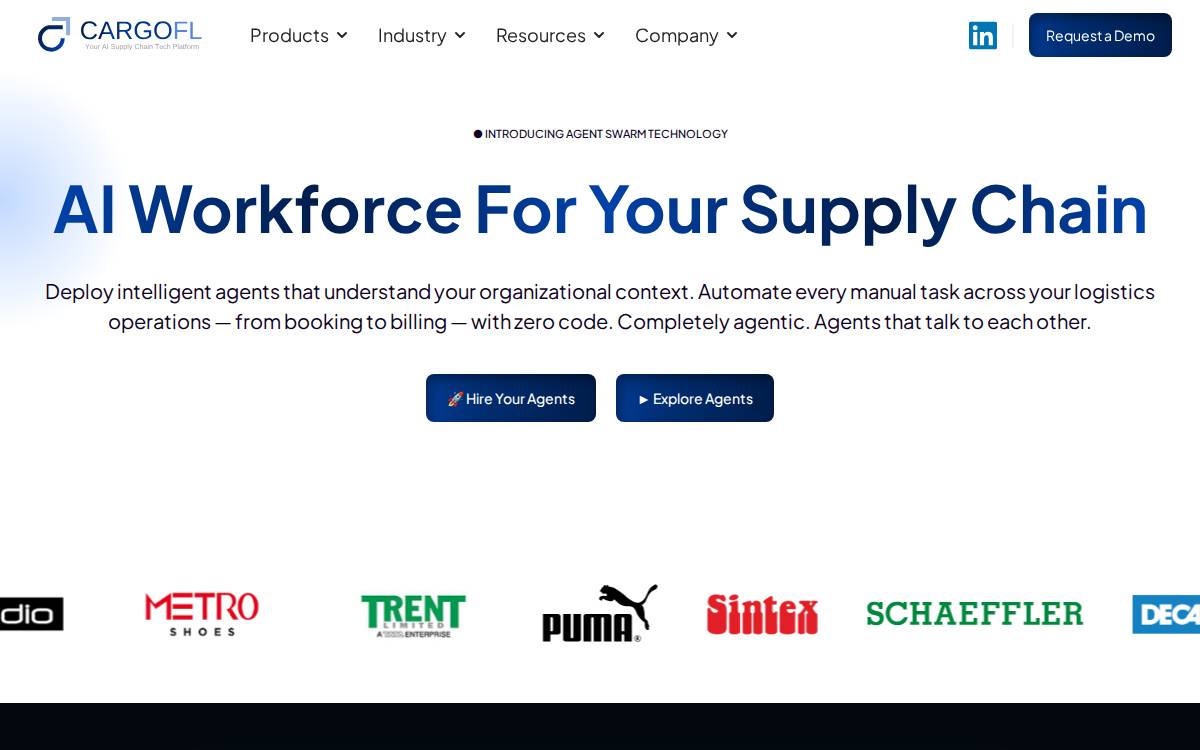 Cargofl website preview