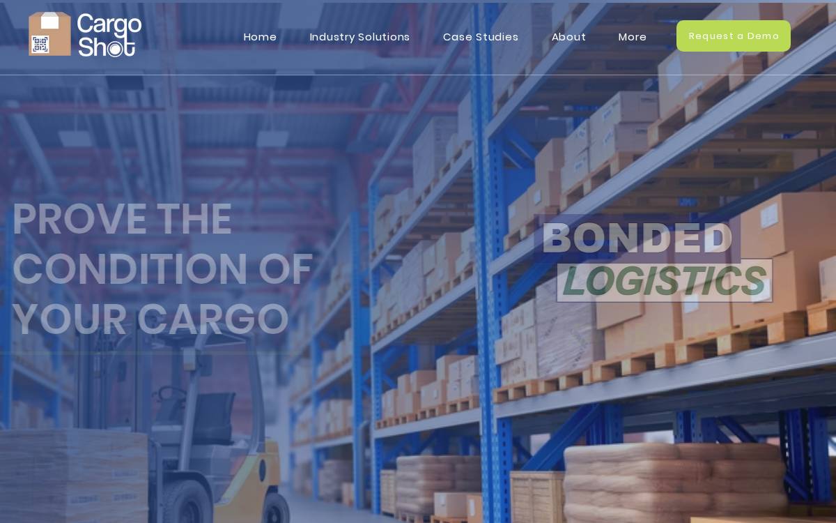 CargoShot website preview