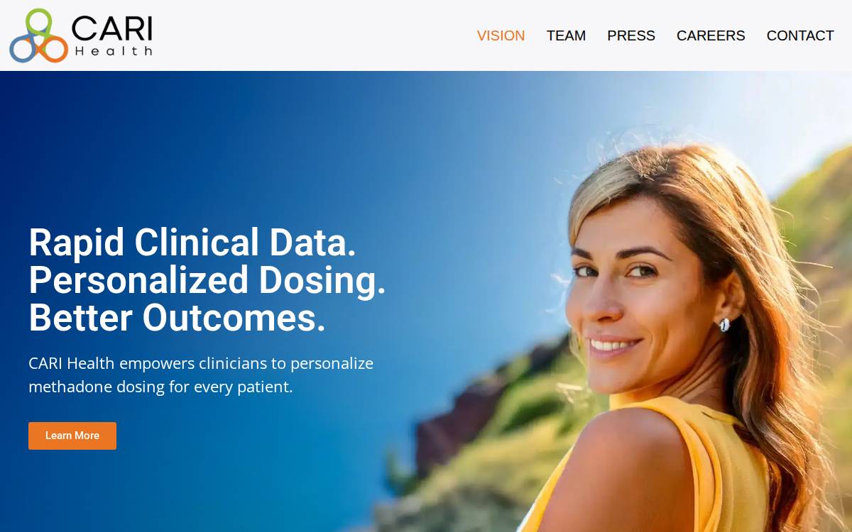 CARI Health website preview