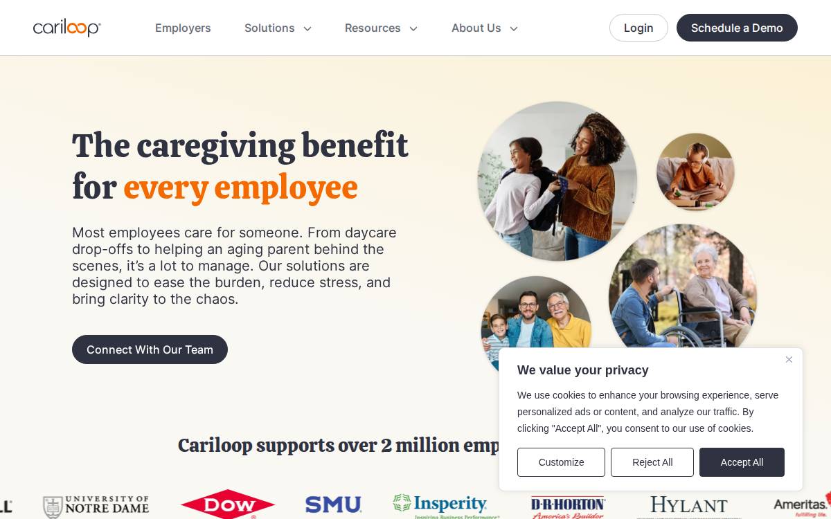 Cariloop website preview