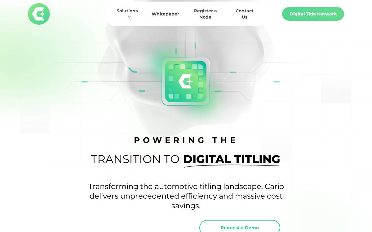 Cario website preview