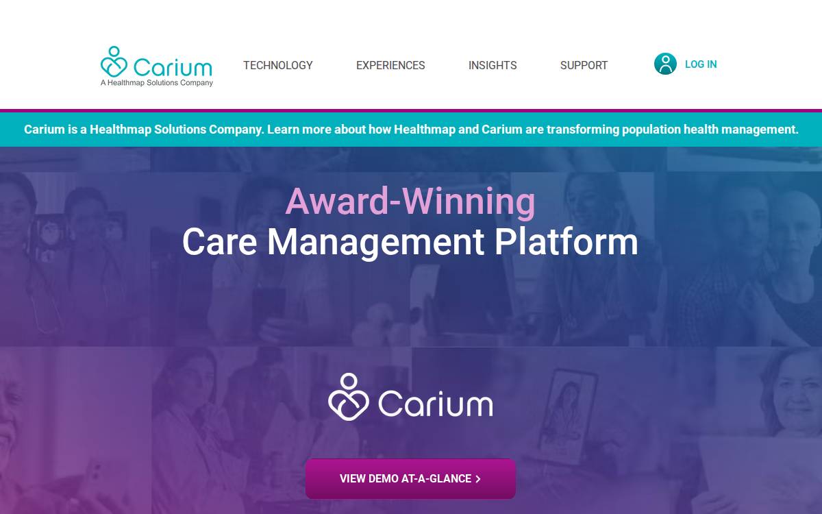 Carium website preview