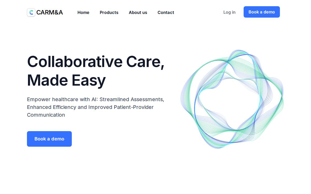 CARM&A Health website preview