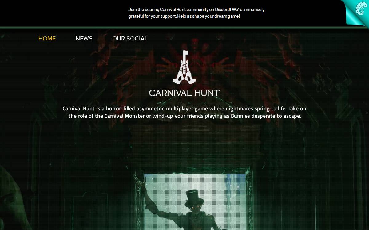 Carnival Hunt website preview