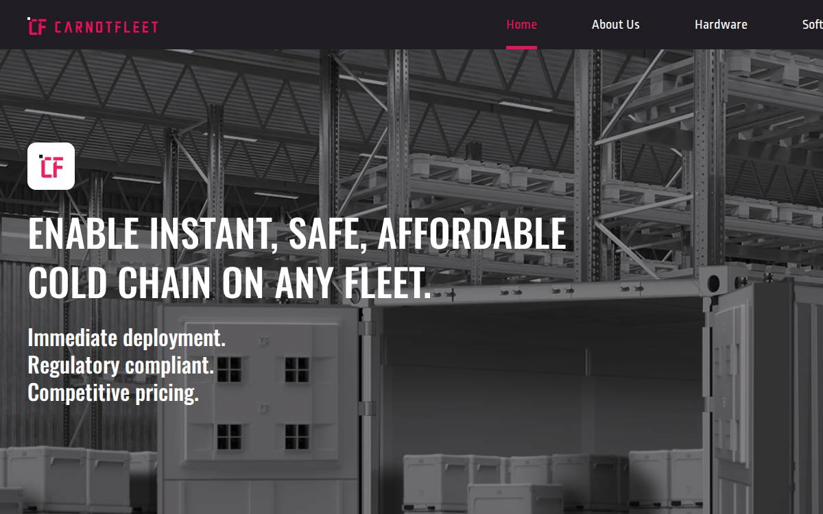 Carnot Fleet website preview