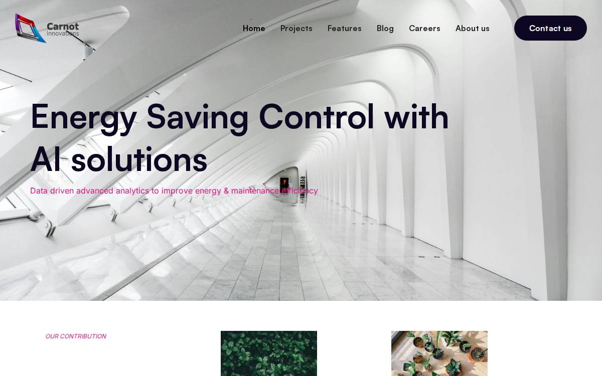Carnot Innovations website preview