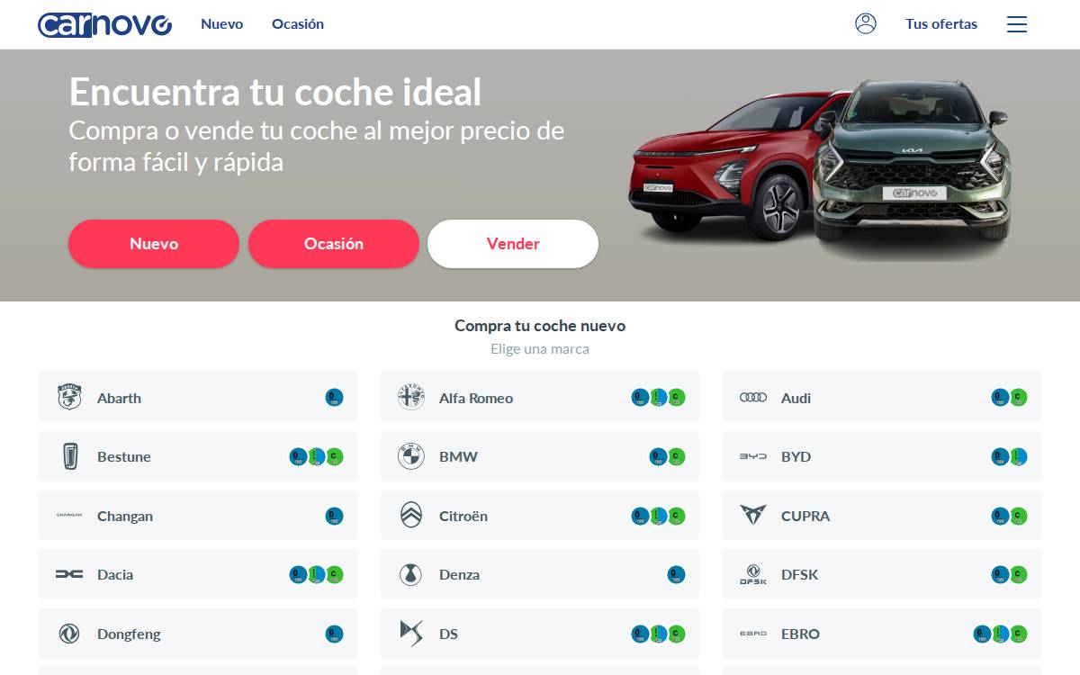 Carnovo website preview