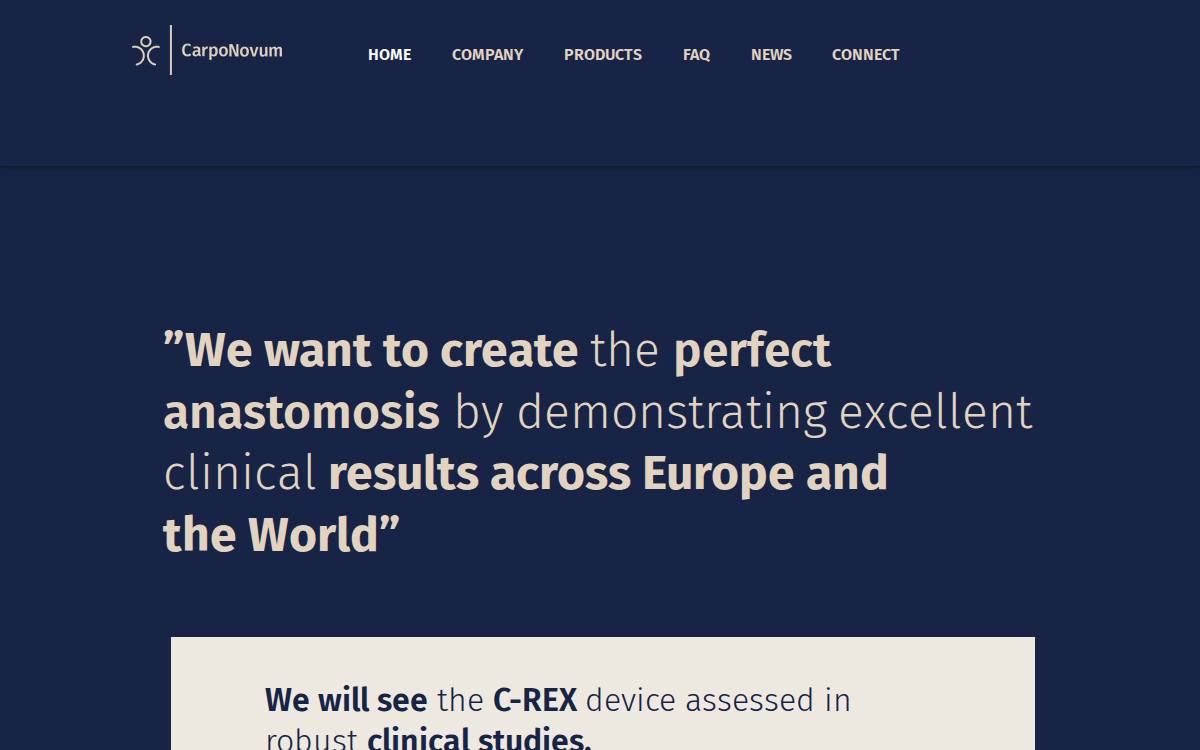 CarpoNovum website preview