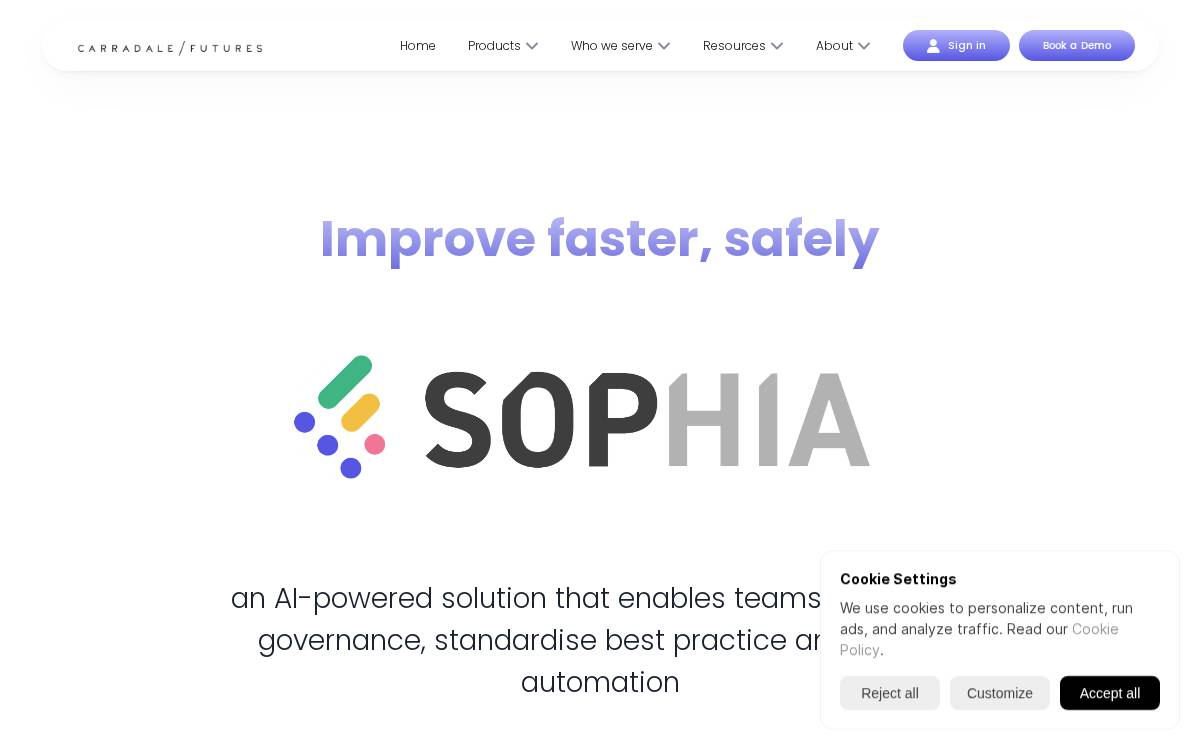 Carradale Futures website preview