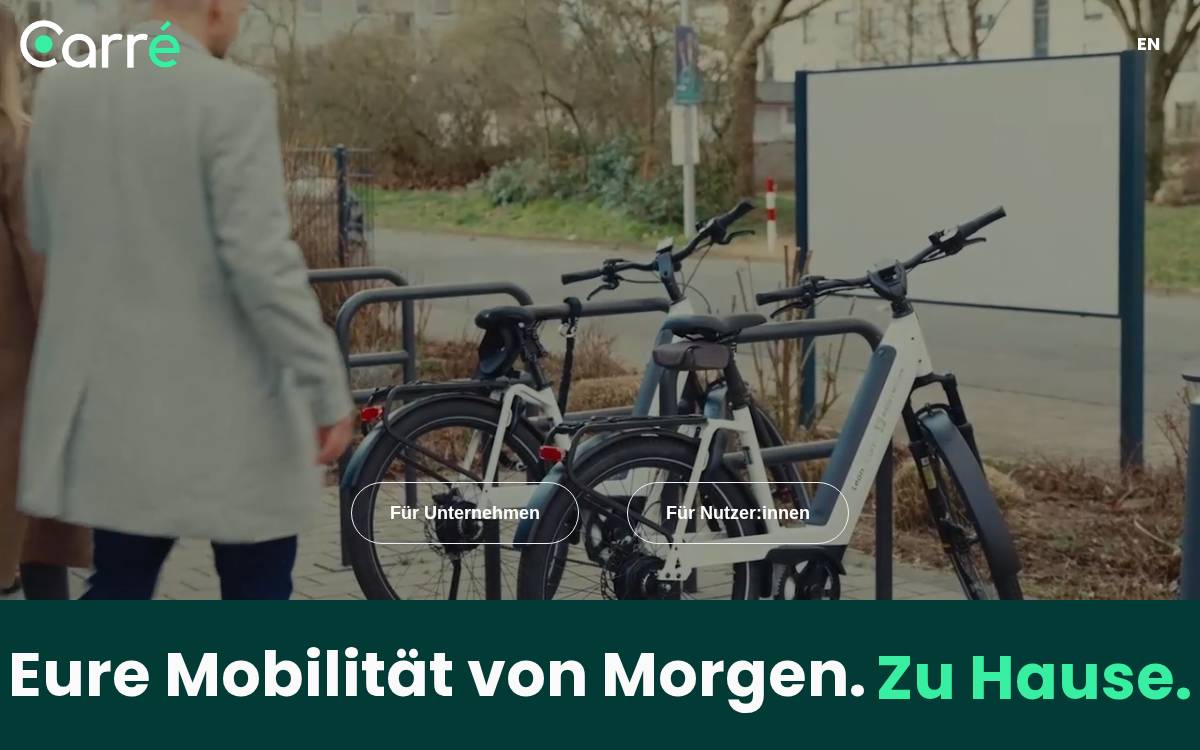 Carré Mobility website preview
