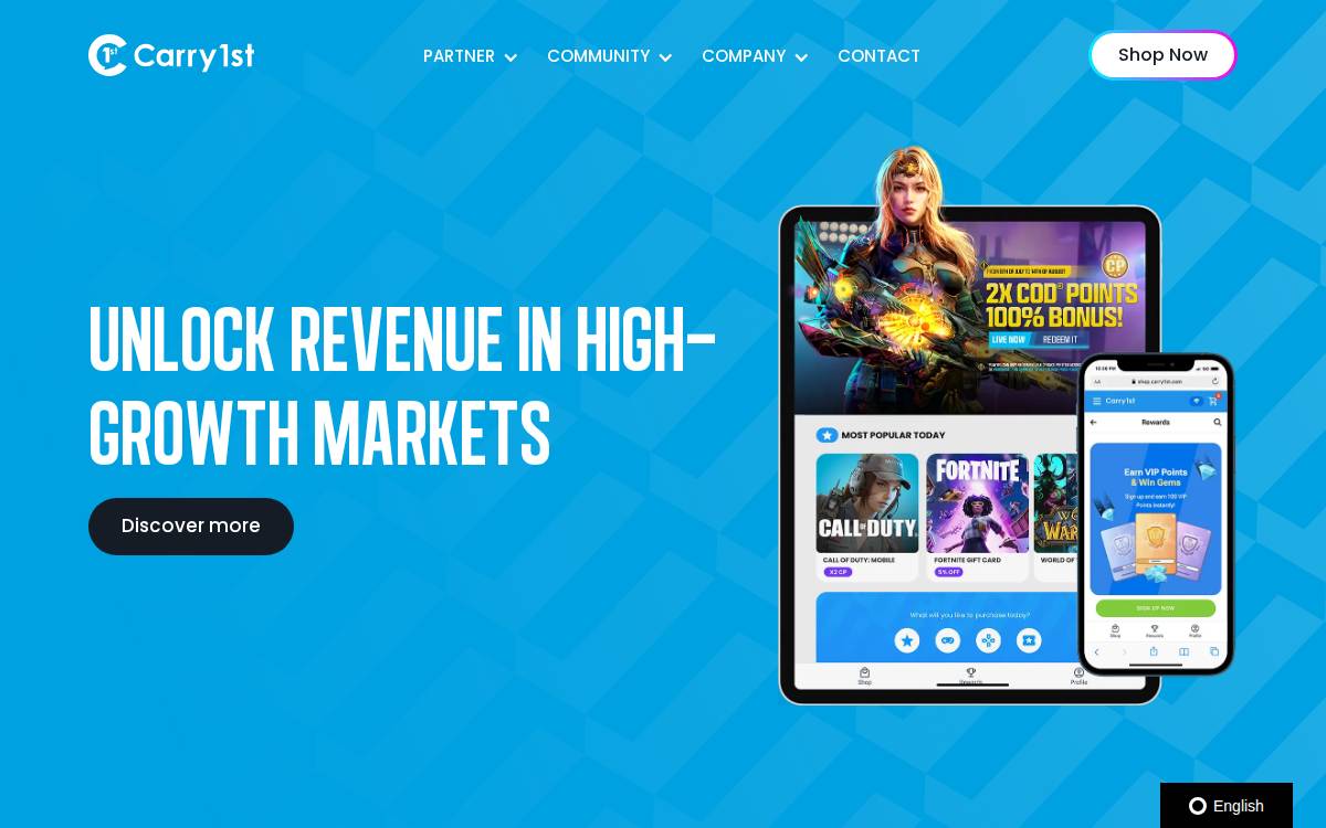 Carry1st website preview