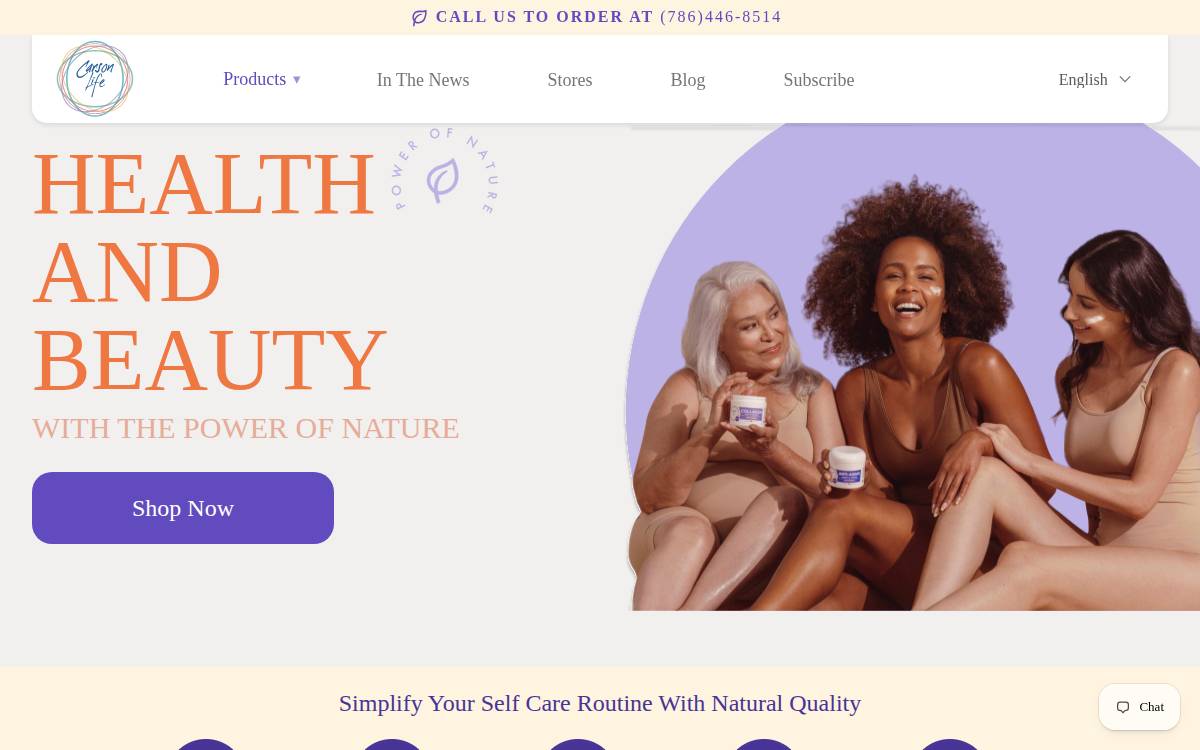 Carson Life website preview