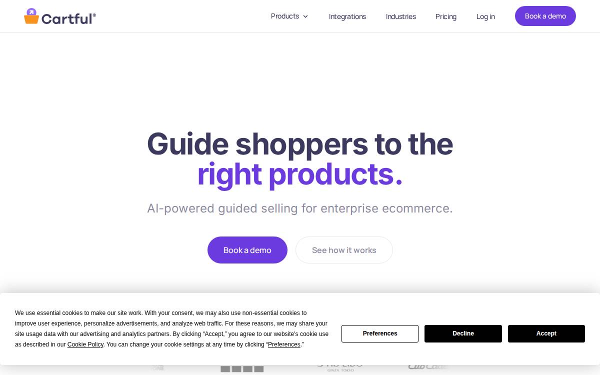 Cartful Solutions website preview