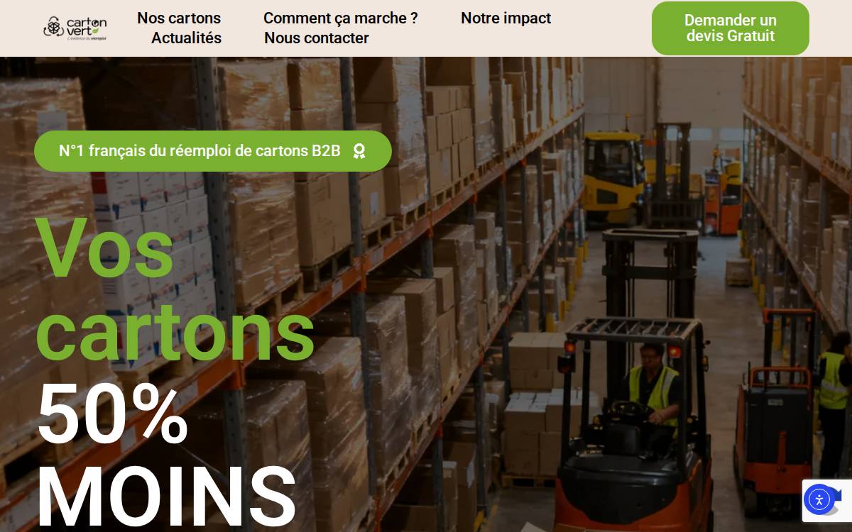 Carton Vert website preview