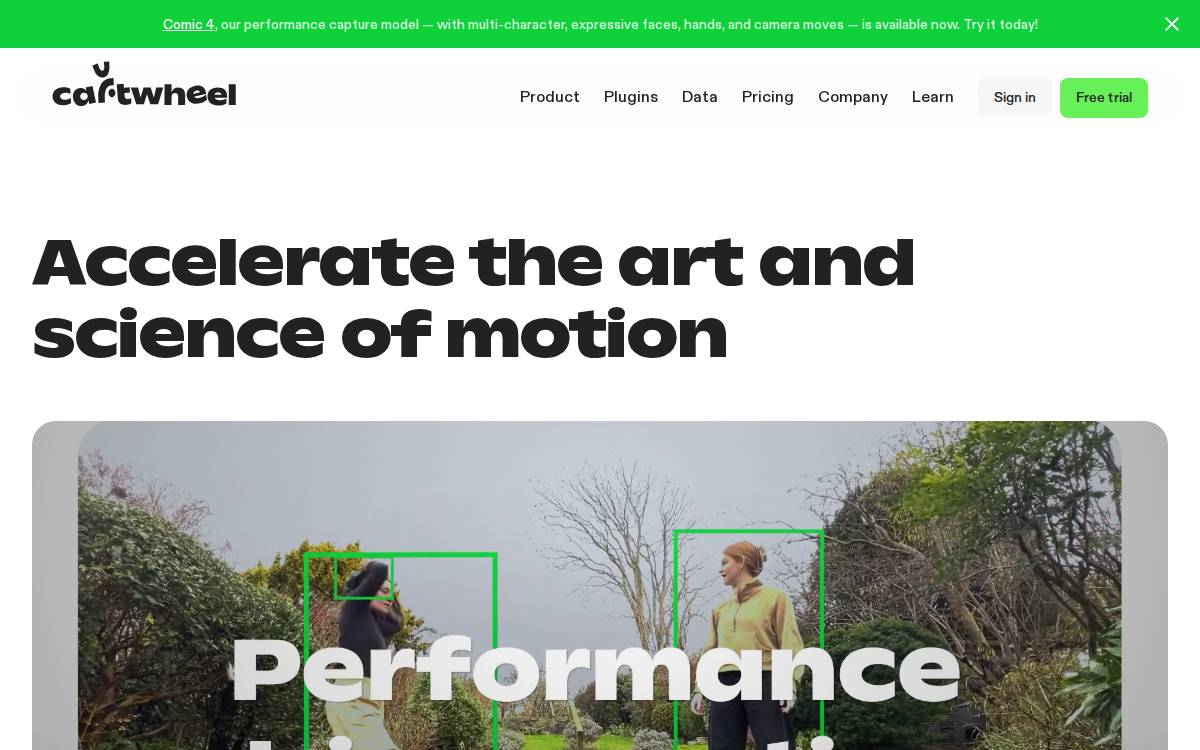 Cartwheel website preview
