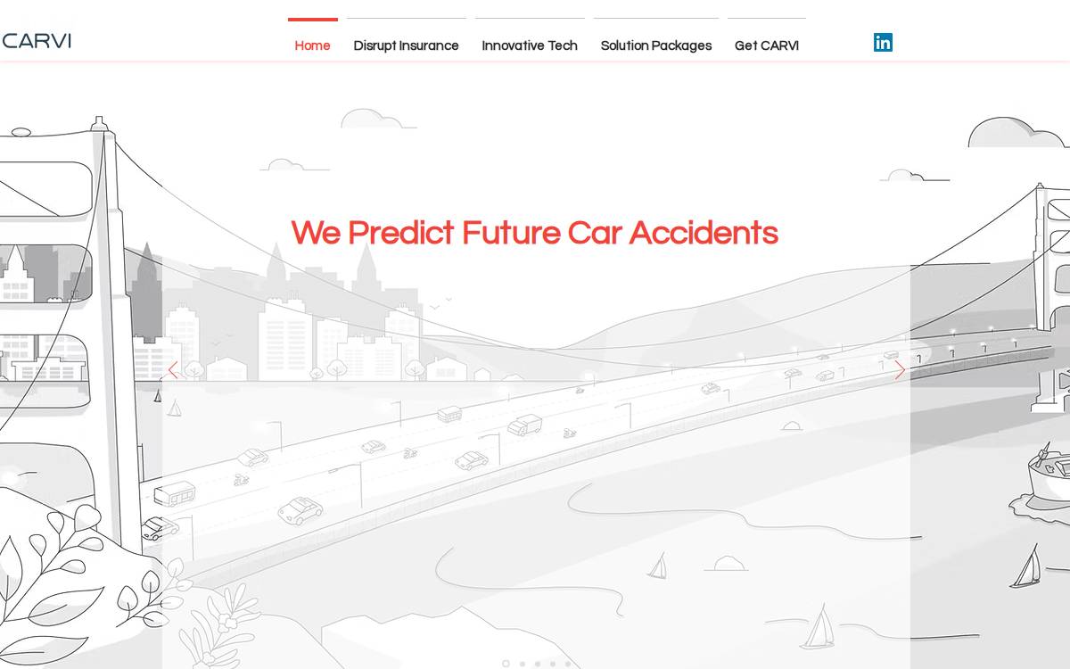 Carvi, Inc. Venture Capital website preview