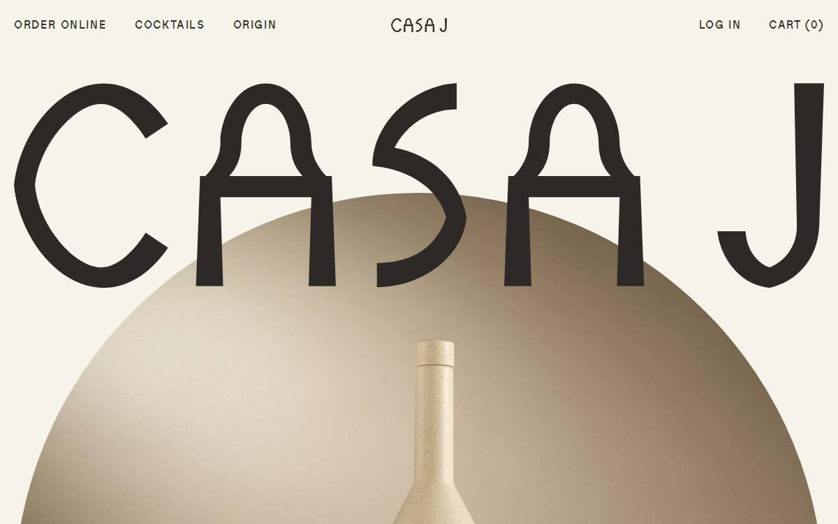 Casa J website preview