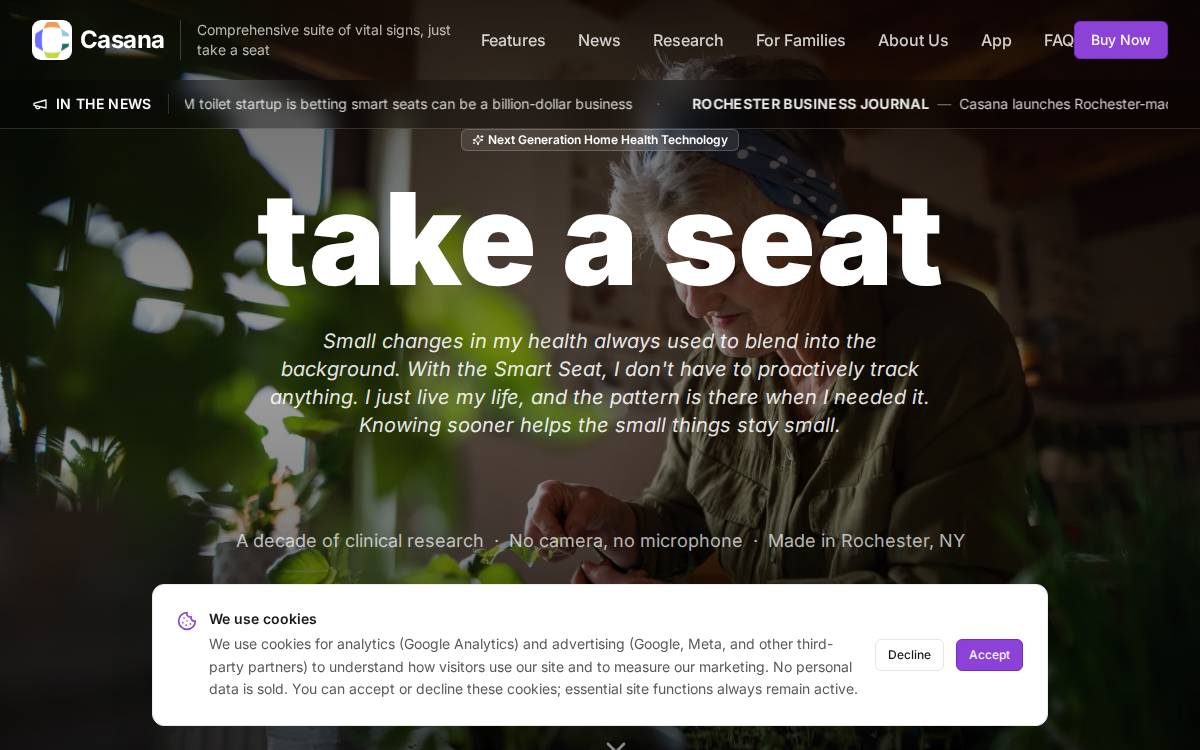 Casana website preview