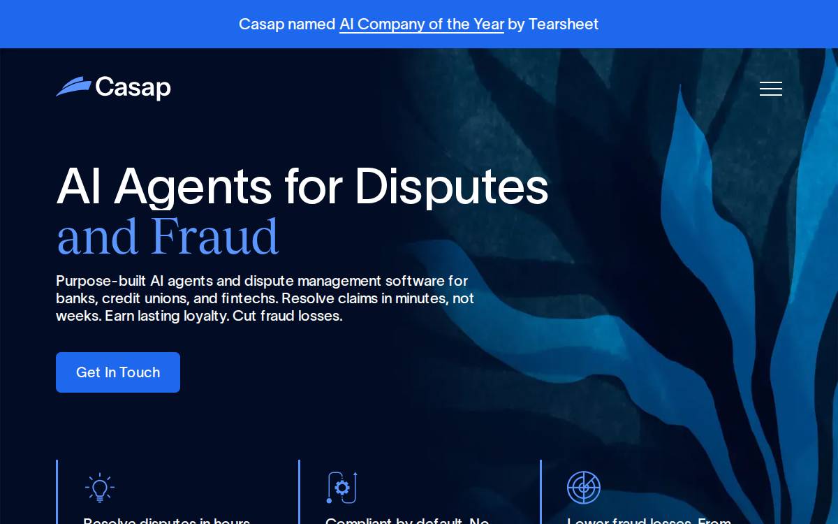 Casap website preview