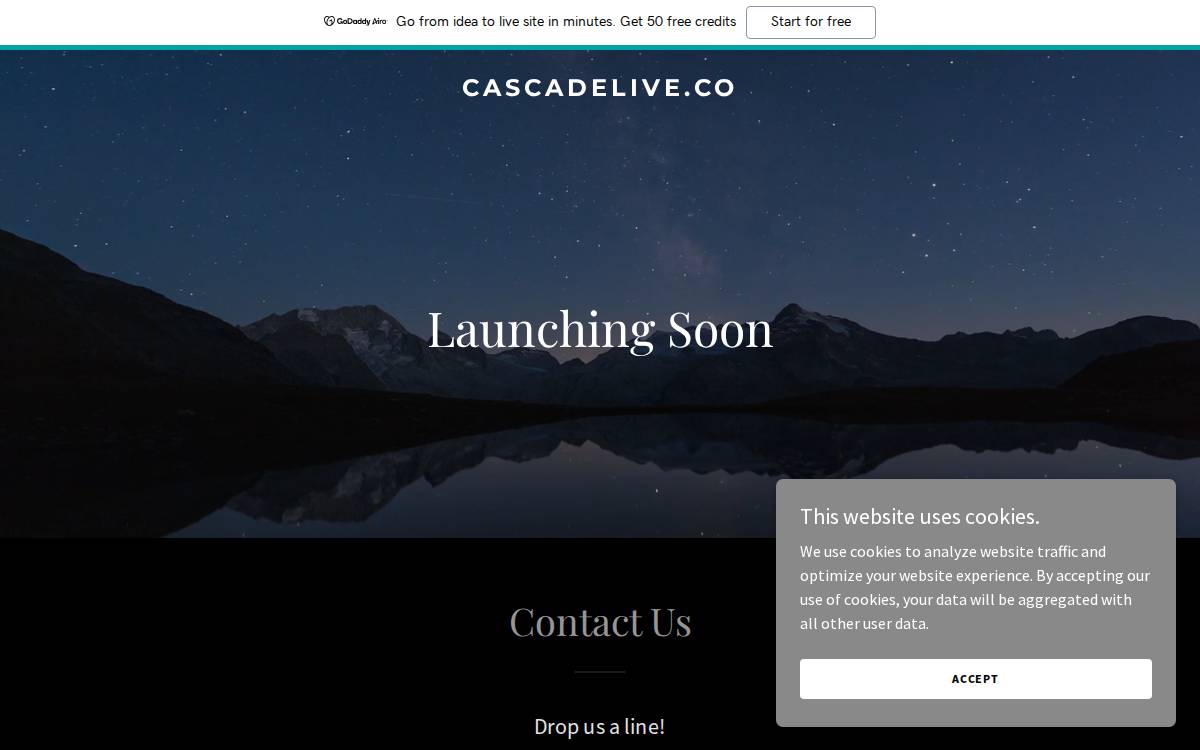 Cascade Infrastructure website preview
