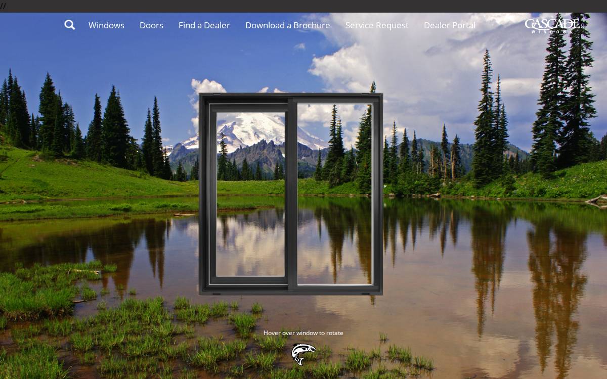 Cascade Windows website preview
