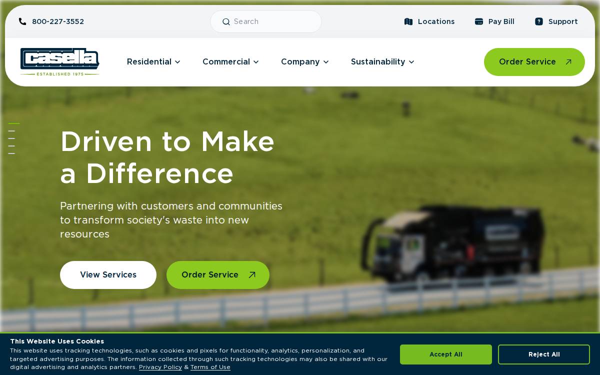 Casella website preview