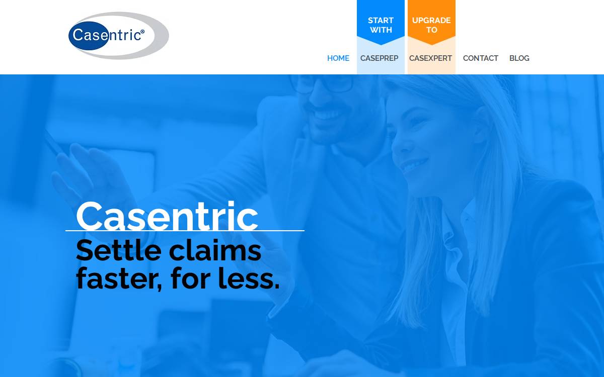 Casentric website preview