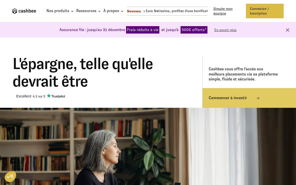 Cashbee website preview
