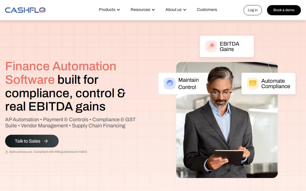 CashFlo website preview