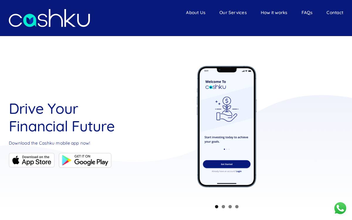 Cashku website preview