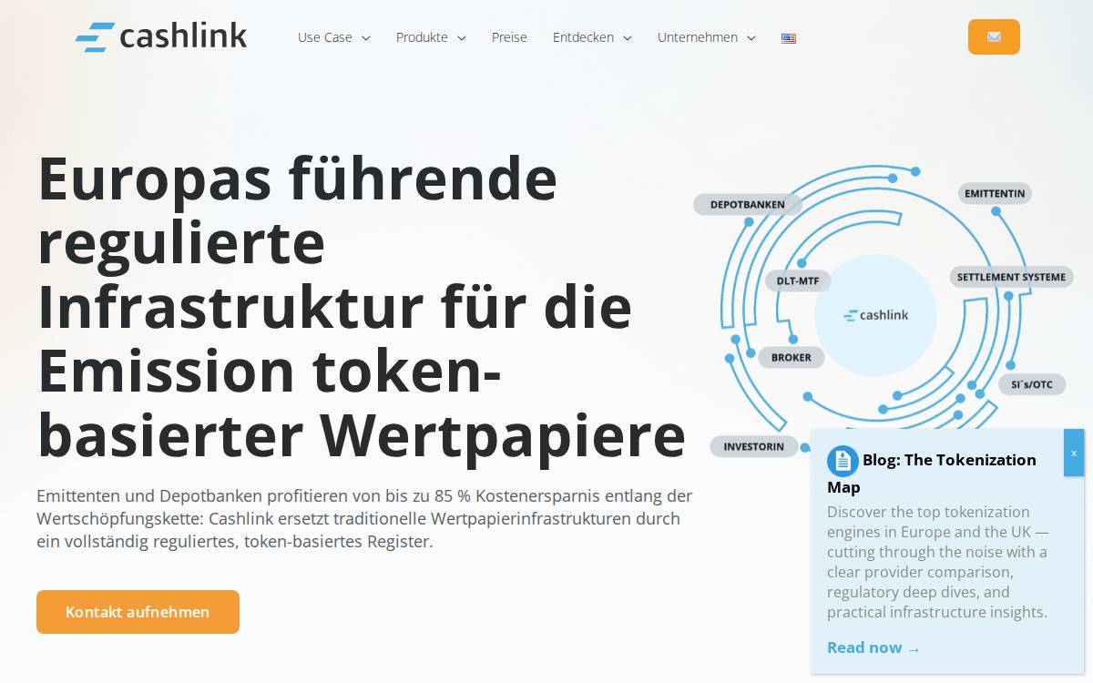 Cashlink website preview