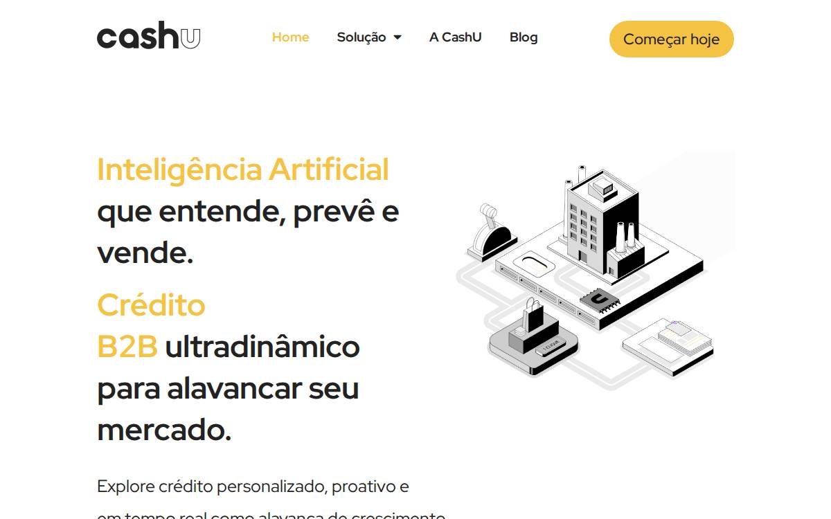 CashU website preview