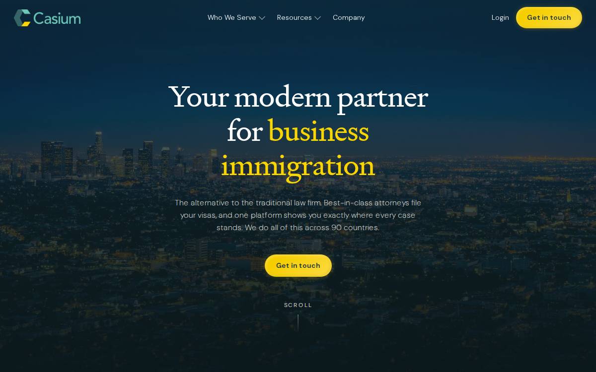 CASIUM website preview