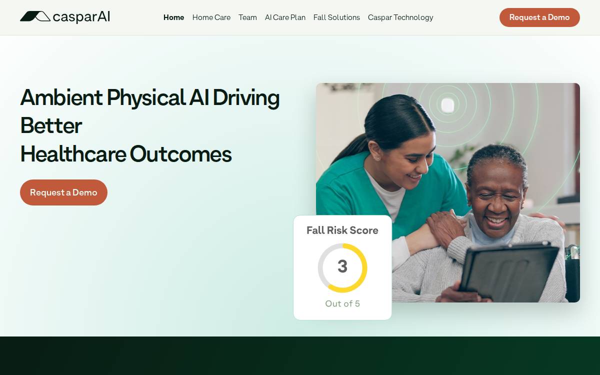 Caspar website preview