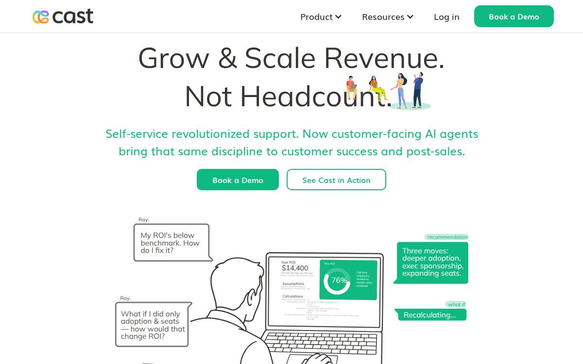 Cast Corporation website preview