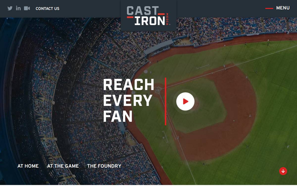 Cast Iron Media website preview