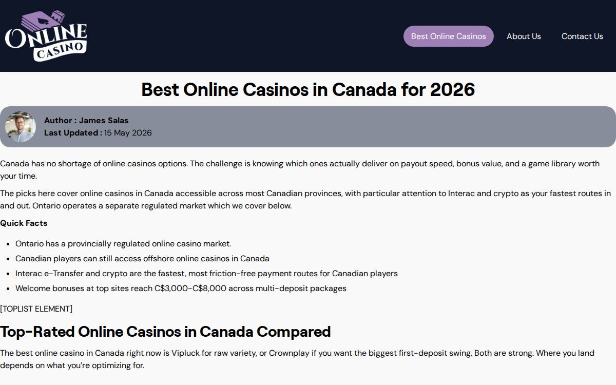 Castiron website preview