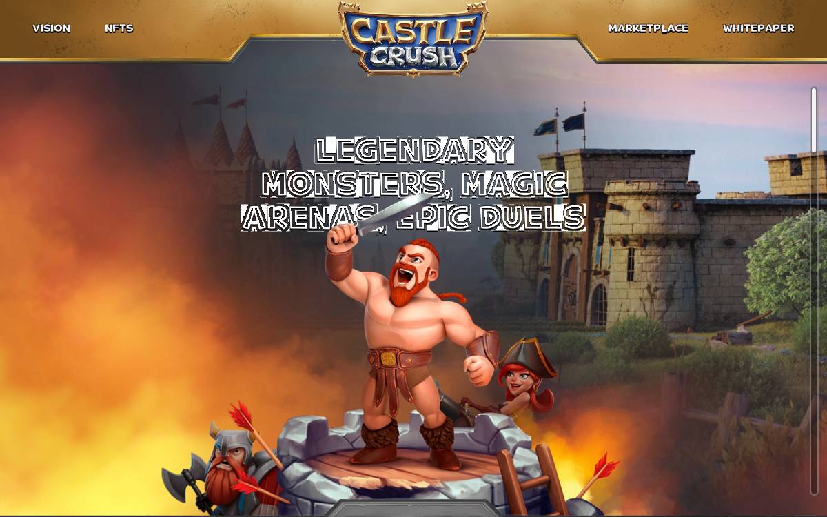 Castle Crush website preview