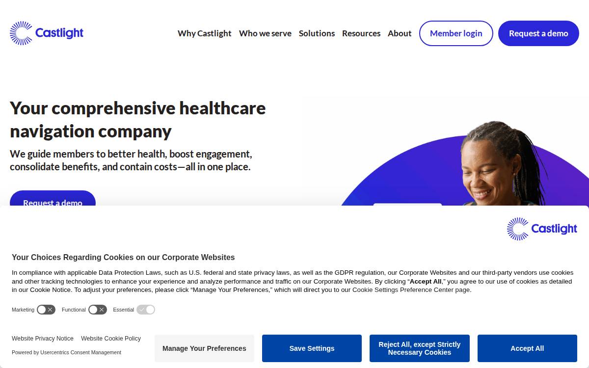 Castlight Health Inc website preview
