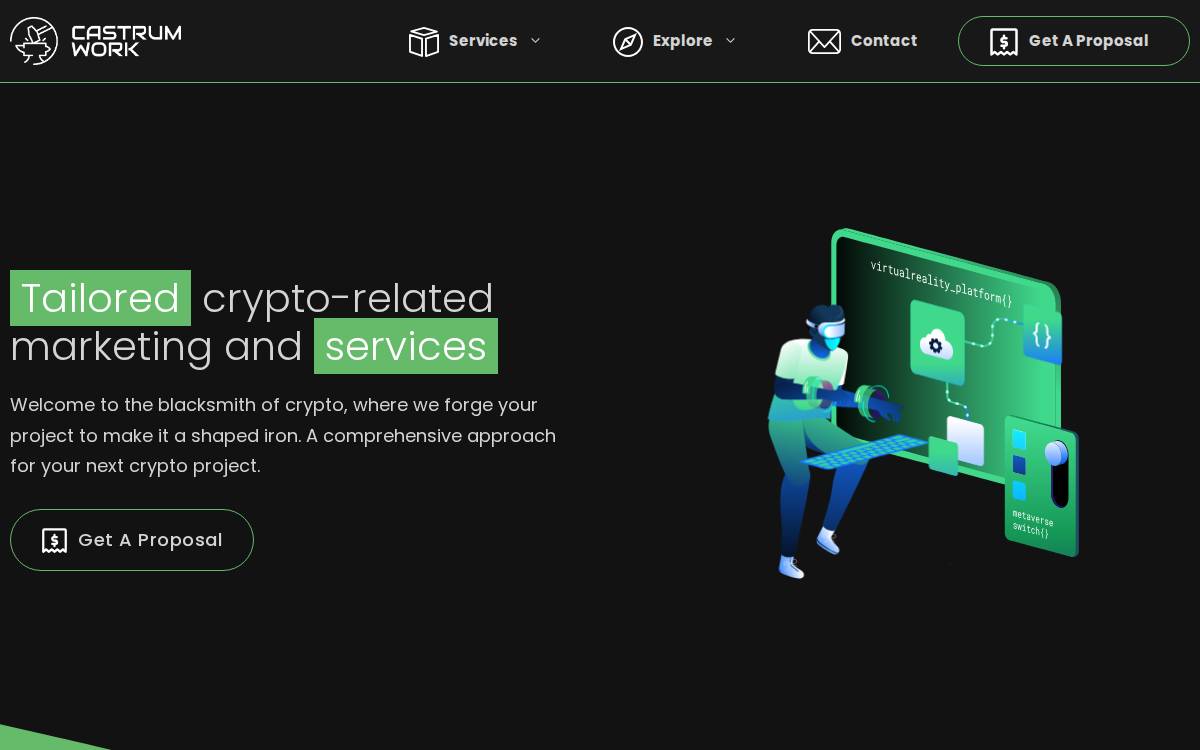 Castrum website preview