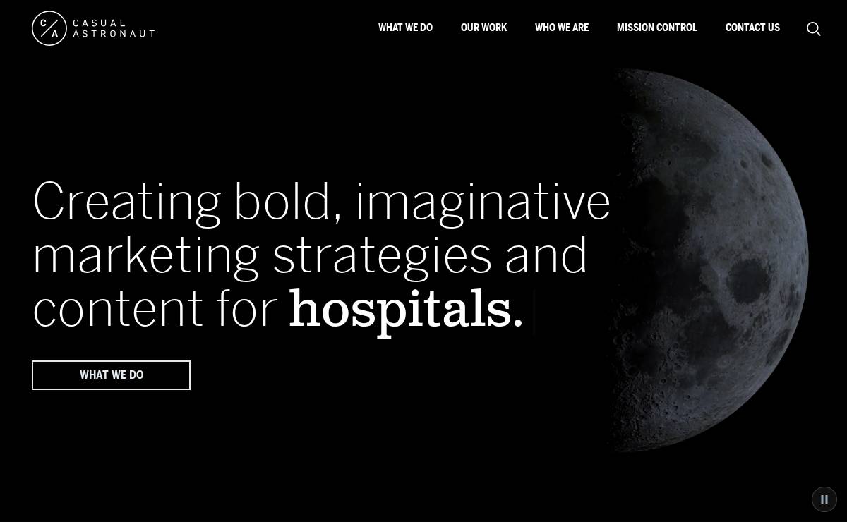 Casual Astronaut website preview