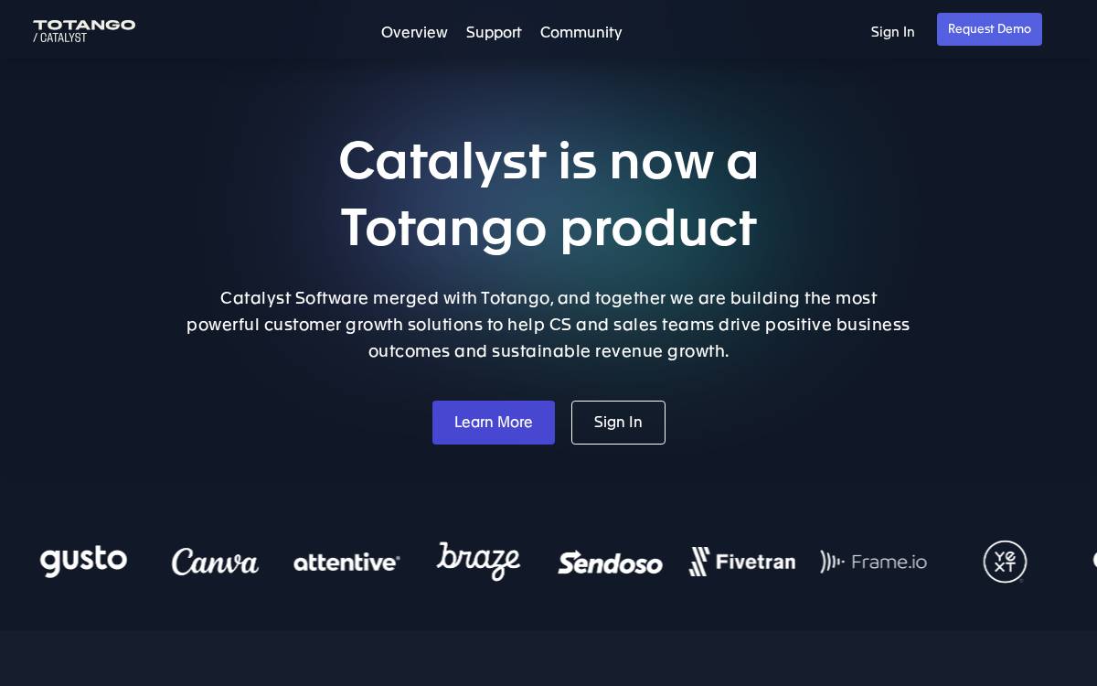 Catalyst website preview