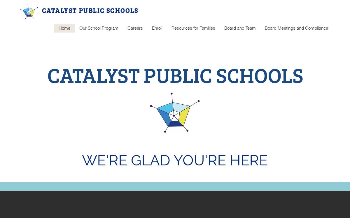 Catalystpublicschools website preview