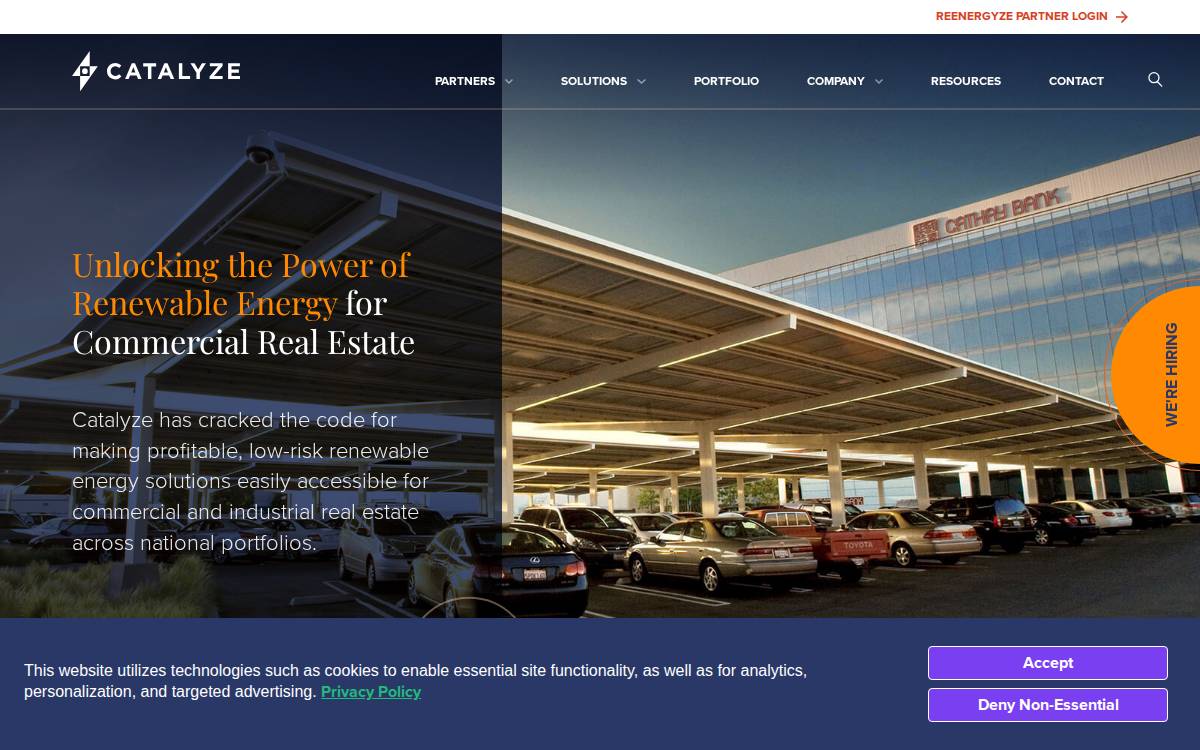 Catalyze website preview