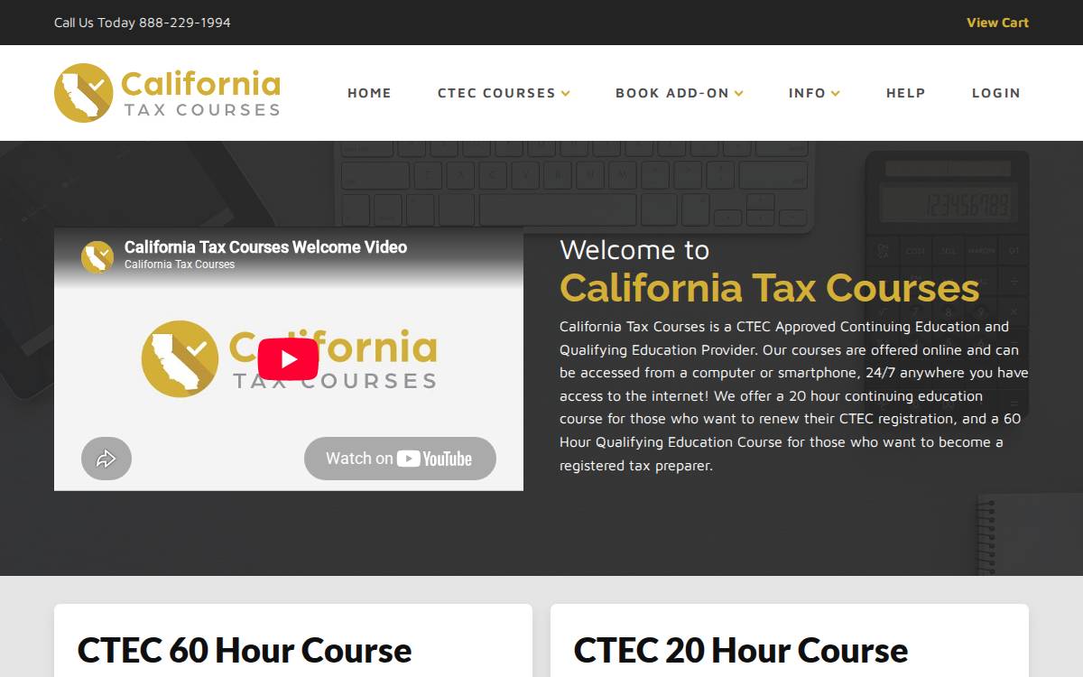 Cataxcourses website preview