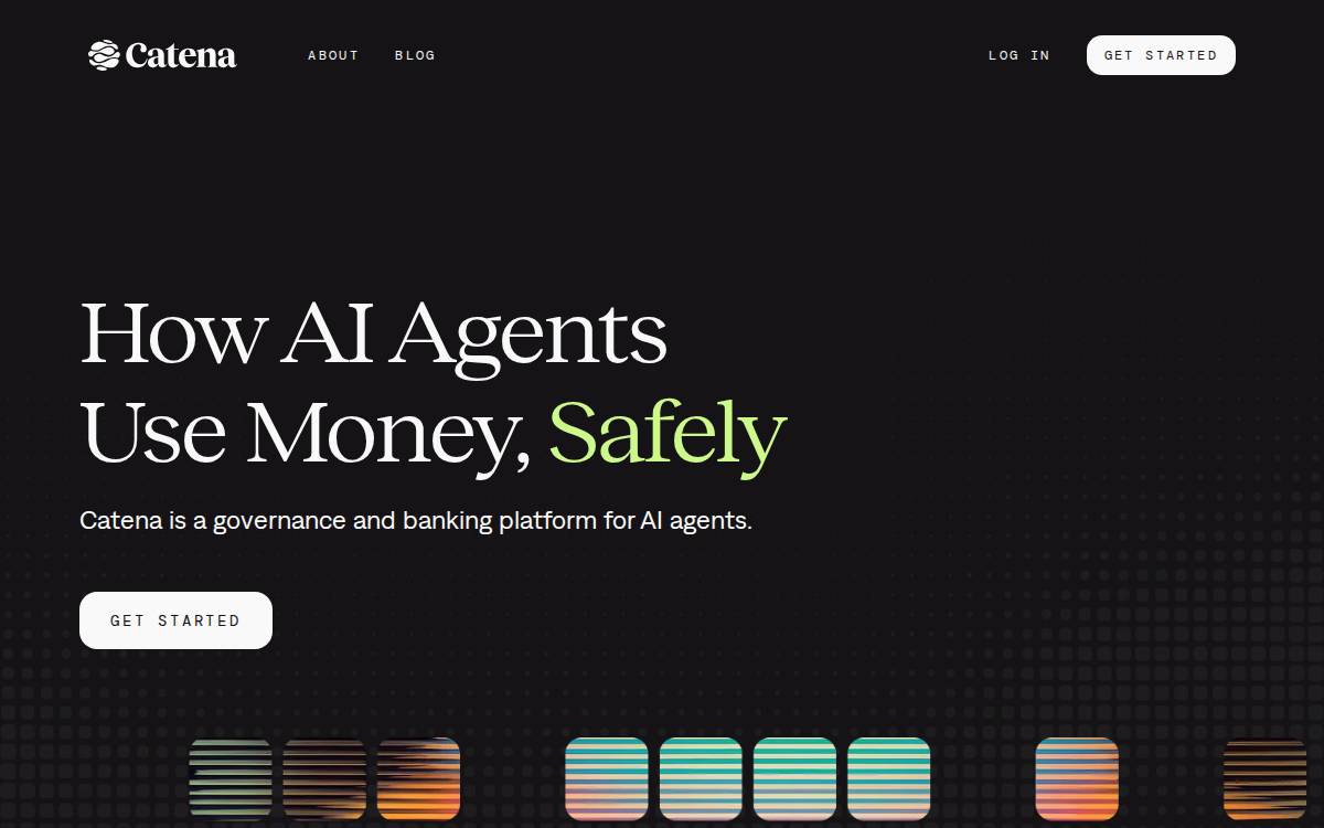 Catena Labs website preview
